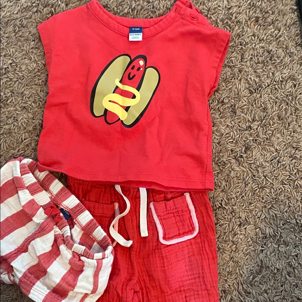 6-12 month girls Old Navy H&M spring summer bundle